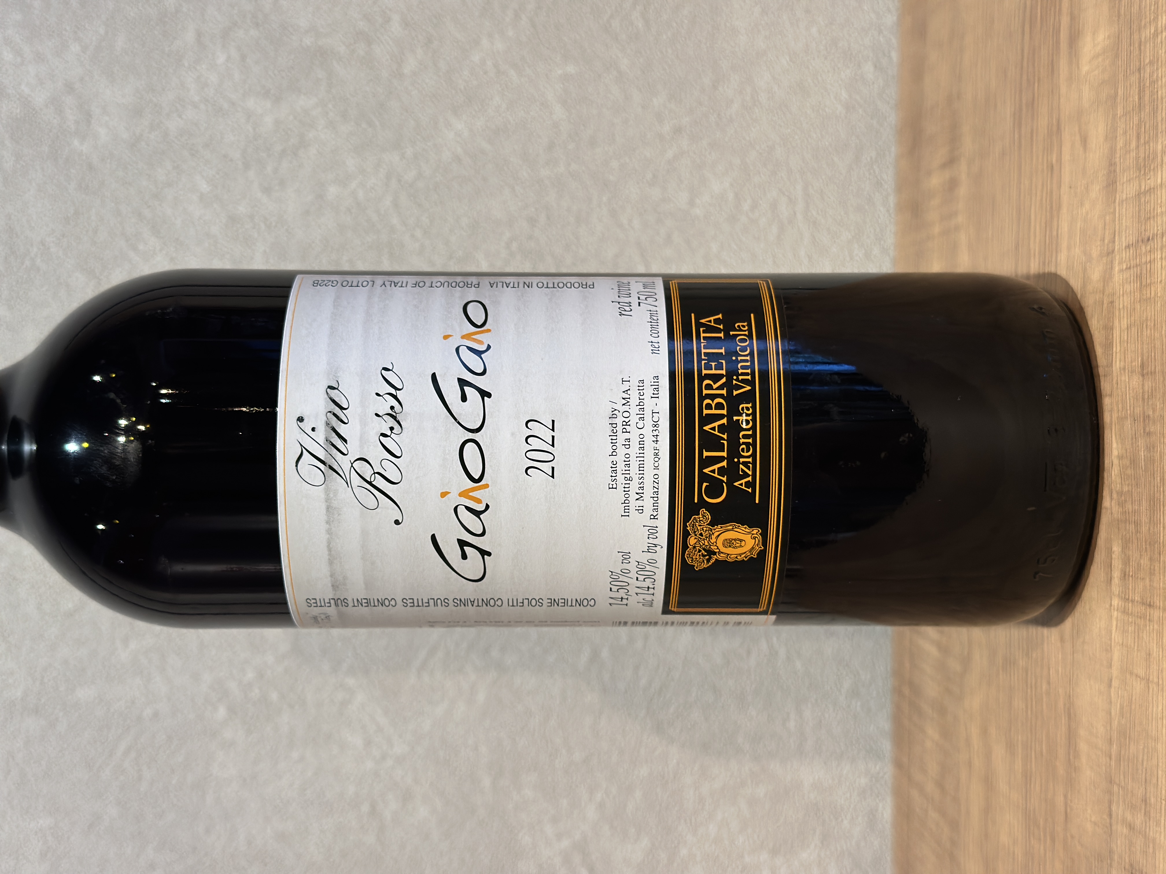 ガイオ・ガイオ 2022 / ラ・カラブレッタ